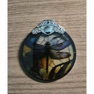 Dragonfly Circle Ceramic Ornament Christmas Gift  Holiday Decorations